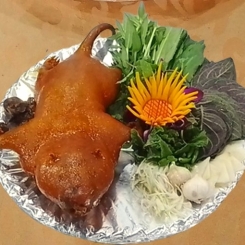 Dúi hấp nguyên con