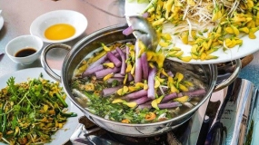 Những món từ bông điên điển ngon chuẩn vị miền Tây và tốt cho sức khỏe